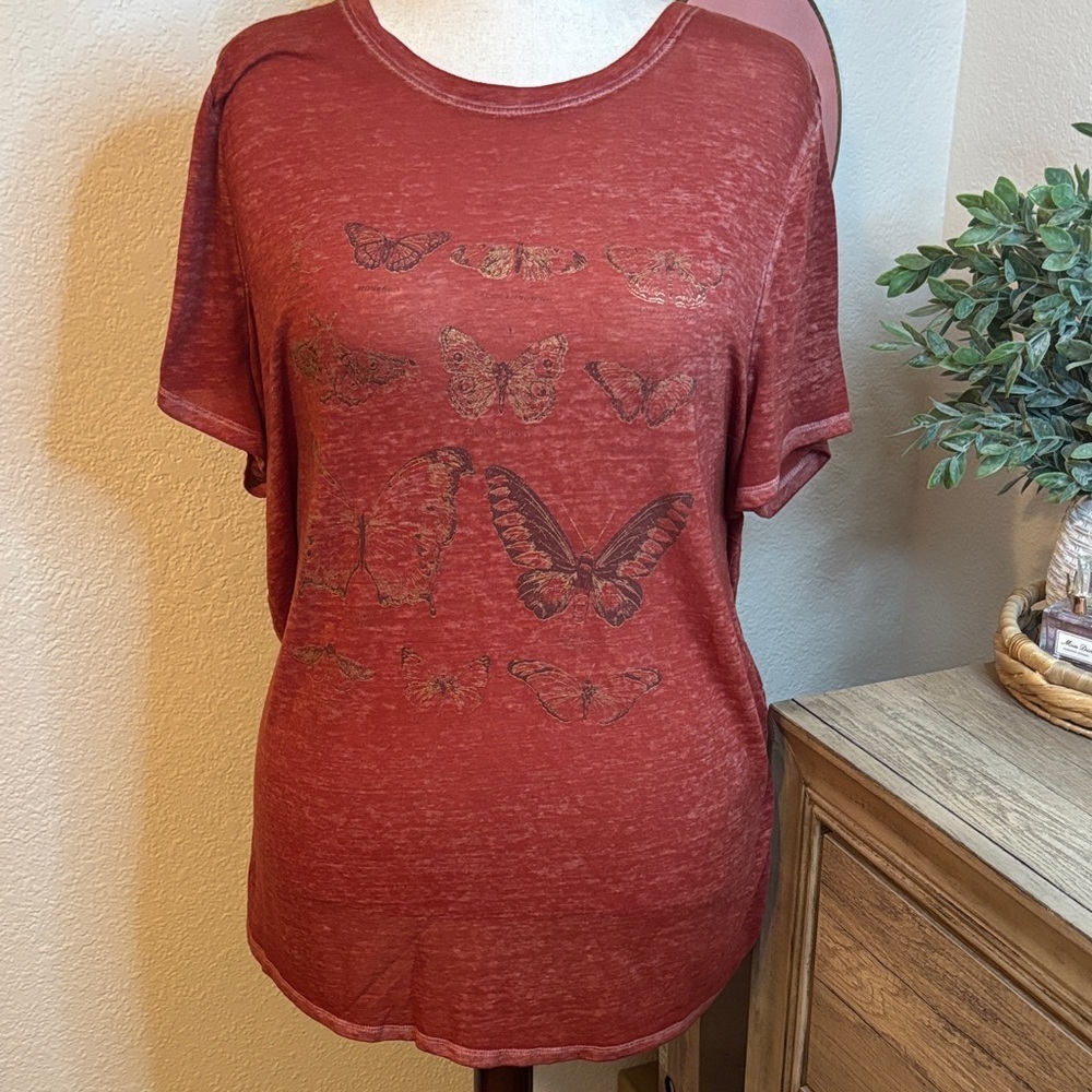 Lane Bryant Butterfly Burnout Tee